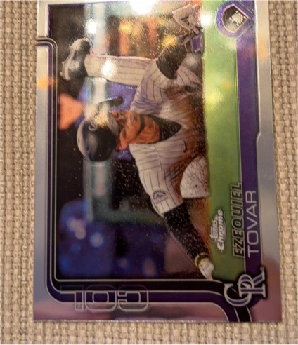 2025 Topps Chrome #154 Ezequiel Tovar — front