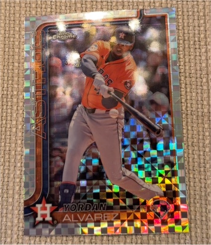 2025 Topps Chrome #267 Yordan Alvarez — front