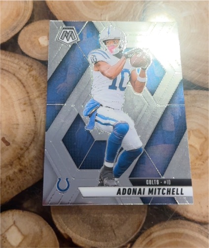 2025 Panini Mosaic #203 Adonai Mitchell — front