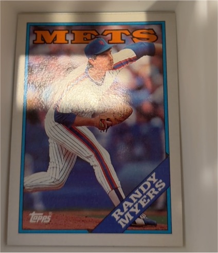 1988 Topps #412 Randy Myers — front