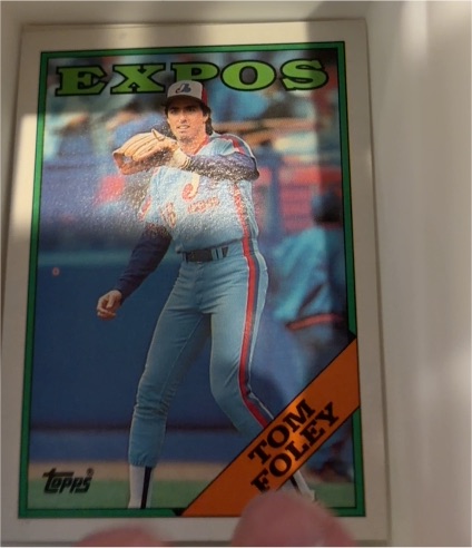 1988 Topps #251 Tom Foley — front