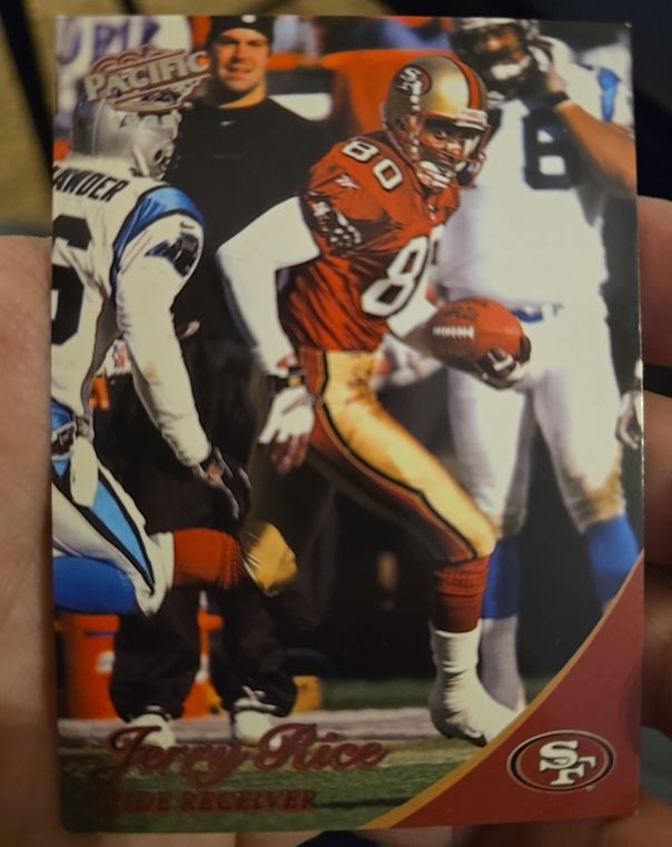 1999 Pacific #361 Jerry Rice — front