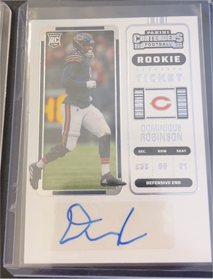 2022 Panini Contenders #233 Dominique Robinson Rookie Ticket — front