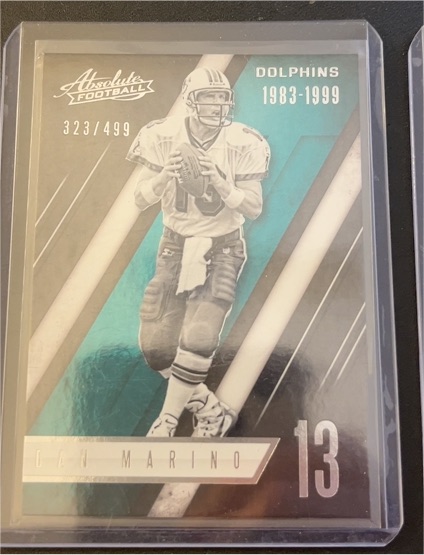 2016 Panini Absolute Football #13 Dan Marino — front
