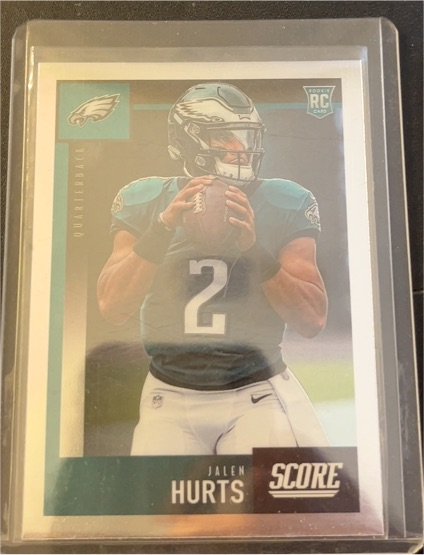 2020 Panini Chronicles Score #457 Jalen Hurts — front