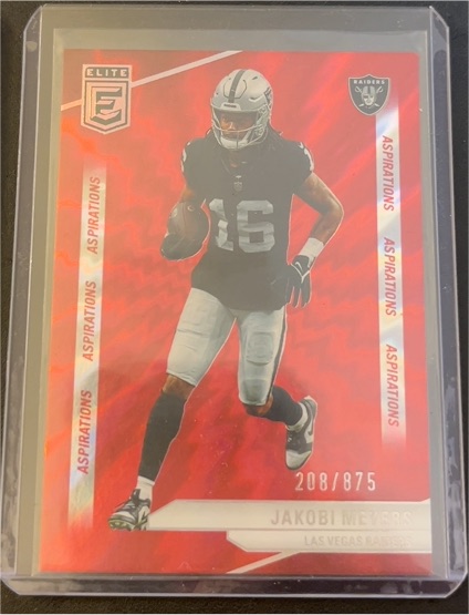 2024 Panini Donruss Elite #14 Jakobi Meyers Aspirations Red Parallel — front
