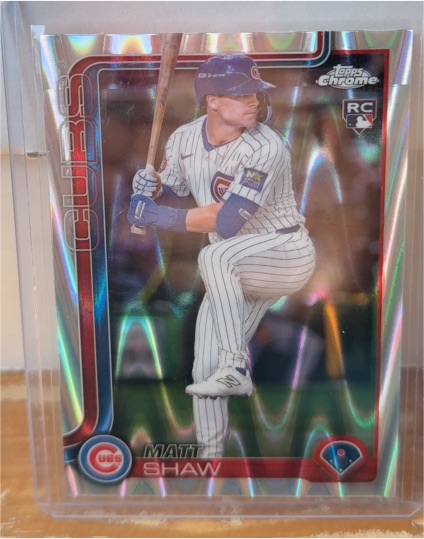 2025 Topps Chrome #219 Matt Shaw — front