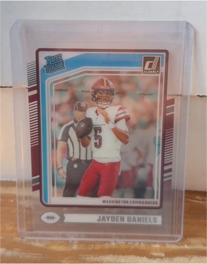2024 Panini Clearly Donruss #52 Jayden Daniels — front