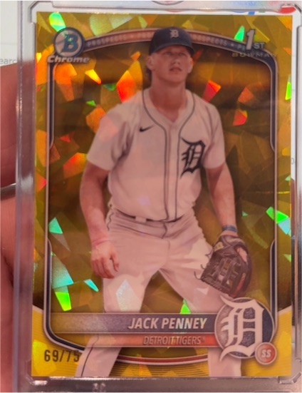 2025 Bowman Chrome Prospects #BCP-60 Jack Penney — front