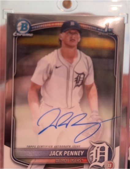 2025 Bowman Chrome #BCP-60 Jack Penney — front