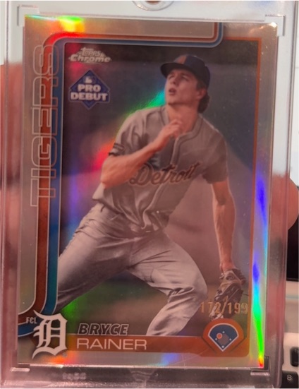 2025 Topps Pro Debut Chrome #PDC-122 Bryce Rainer — front