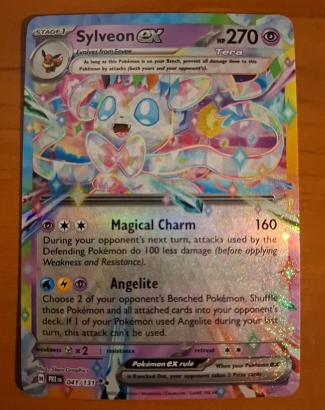 2025 Pokémon TCG Prismatic Evolutions #041 Sylveon ex — front