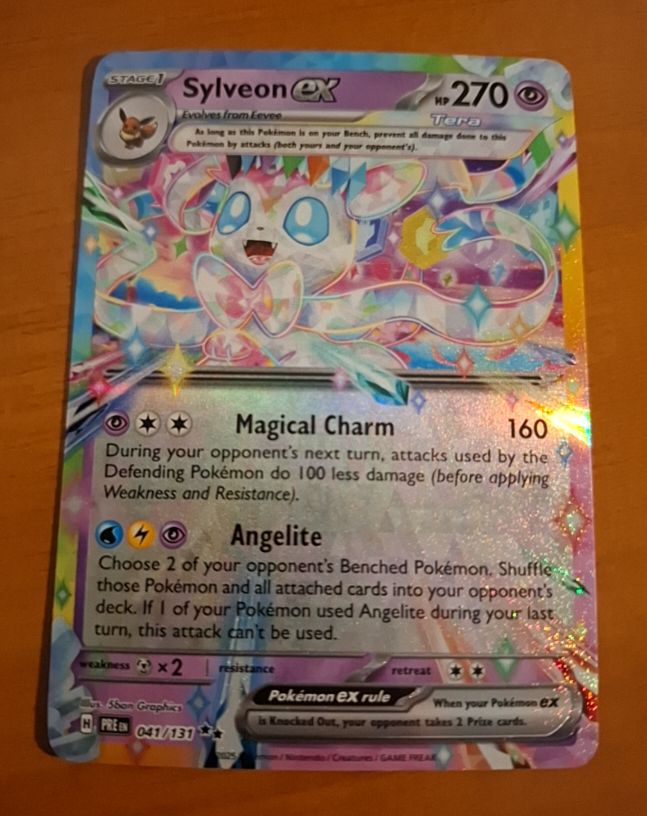 2025 Pokémon SV: Prismatic Evolutions #041 Sylveon ex — front