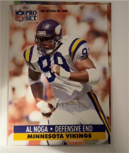 1991 Pro Set #221 Al Noga — front