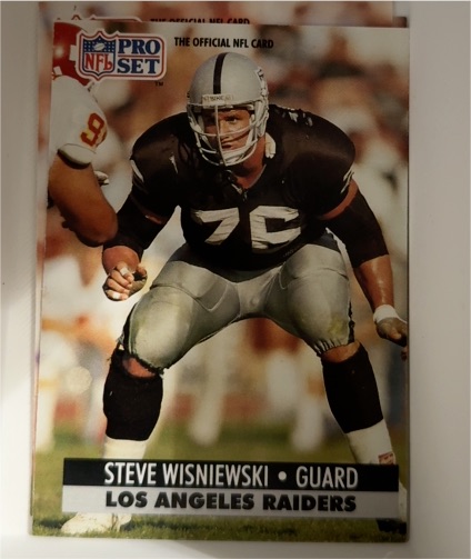 1991 Pro Set #197 Steve Wisniewski — front
