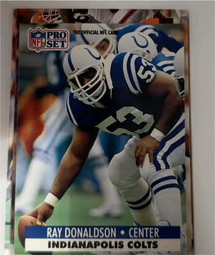 1991 Pro Set #176 Ray Donaldson — front