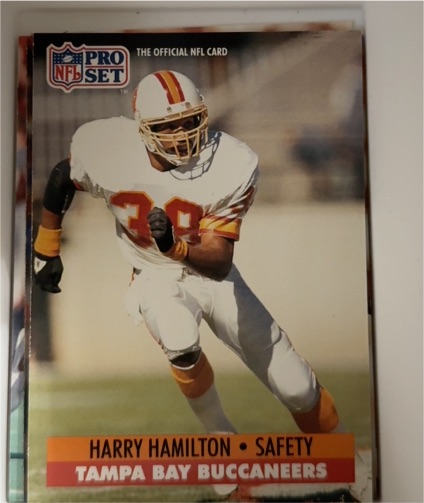 1991 Pro Set #310 Harry Hamilton — front