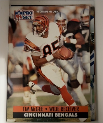 1991 Pro Set #115 Tim McGee — front