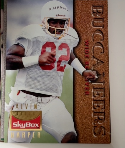 1995 SkyBox Premium #131 Alvin Harper — front