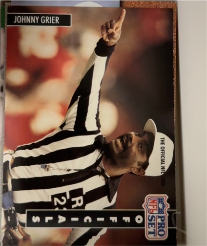 1991 Pro Set #360 Johnny Grier — front