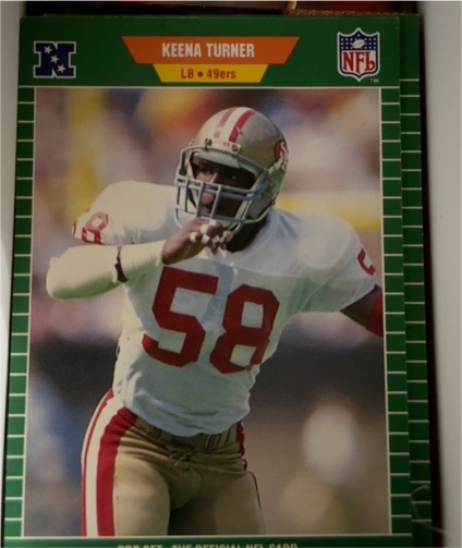 1989 Pro Set #385 Keena Turner — front