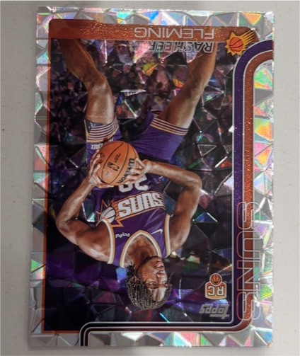 2025-26 Topps #TC-RF Rasheer Fleming Mojo Rookie Card Suns RC — front