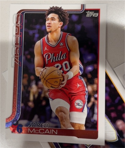 2025-26 Topps #24 Jared McCain — front