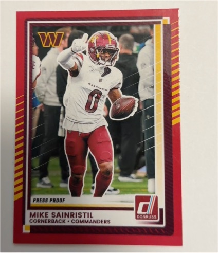 2025 Panini Donruss #38 Mike Sainristil — front