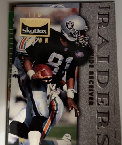1995 SkyBox Premium #64 Tim Brown — front