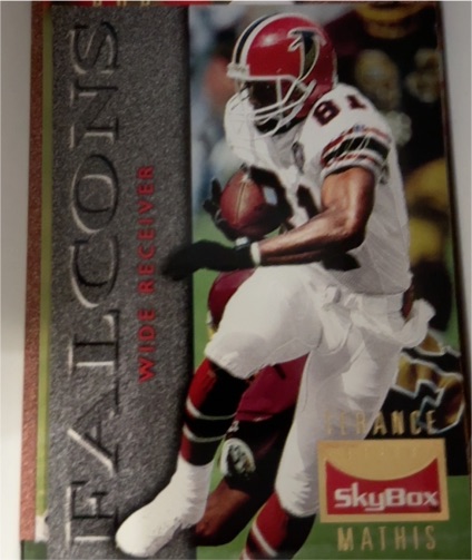 1995 SkyBox Premium #8 Terance Mathis — front