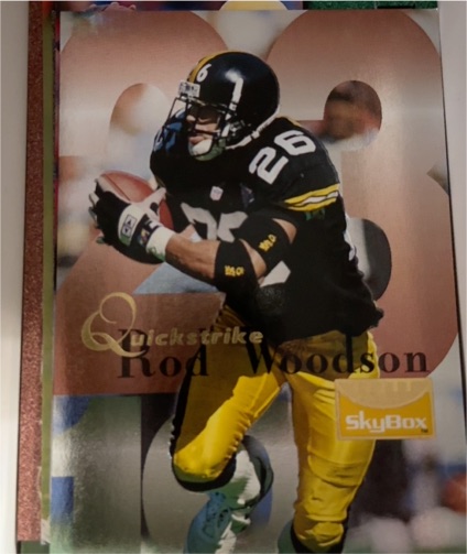 1995 SkyBox Premium #Q9 Rod Woodson Quickstrike — front