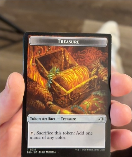 2020 Magic: The Gathering #0010 Treasure Token — front