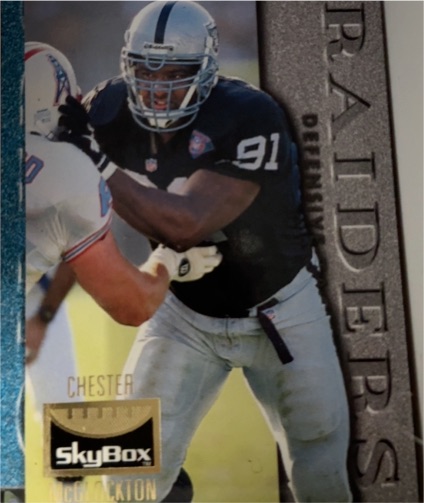 1995 SkyBox Premium #67 Chester McGlockton Oakland Raiders — front