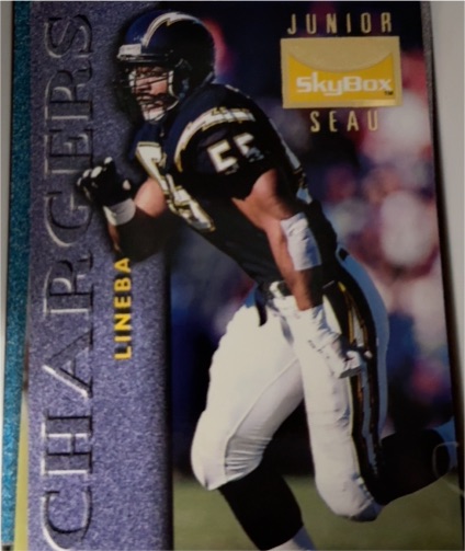 1995 SkyBox Premium #116 Junior Seau — front