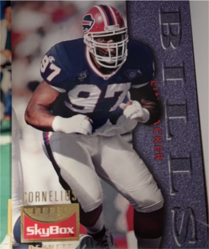 1995 SkyBox Premium #13 Cornelius Bennett — front
