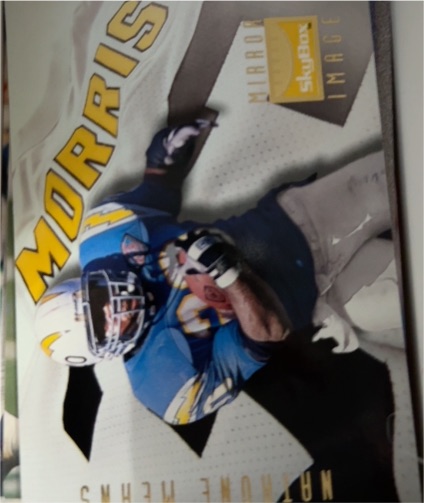 1995 SkyBox Premium #155 Bam Morris / Natrone Means Mirror Image — front