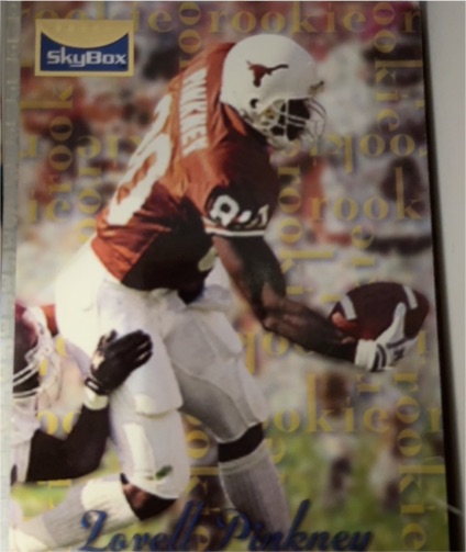 1995 SkyBox Premium #196 Lovell Pinkney — front
