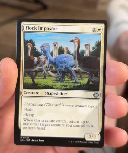 2020 Magic: The Gathering Lorwyn Eclipsed #16 Flock Impostor — front