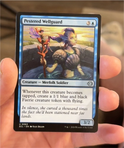 2012 Magic: The Gathering #0063 Pestered Wellguard — front