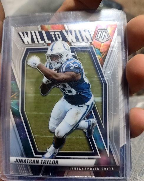 2021 Panini Mosaic Will to Win #WW-9 Jonathan Taylor — front