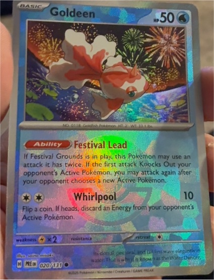 2023 Pokémon SV: Prismatic Evolutions #020 Goldeen — front