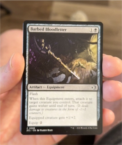 2020 Magic: The Gathering #0066 Barbed Bloodletter — front