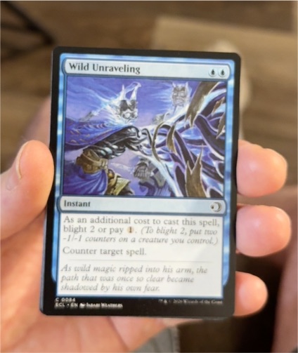 2007 Magic: The Gathering #84 Wild Unraveling — front