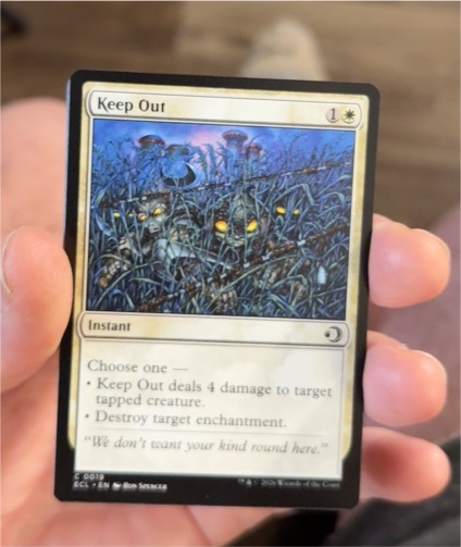 2019 Magic: The Gathering #23 Keep Out — front