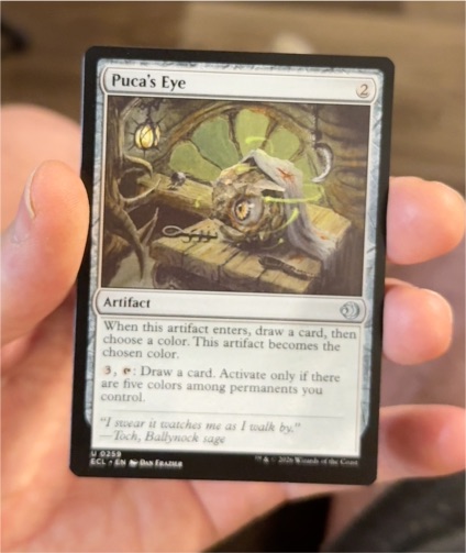 2007 Magic: The Gathering #259 Puca's Eye — front