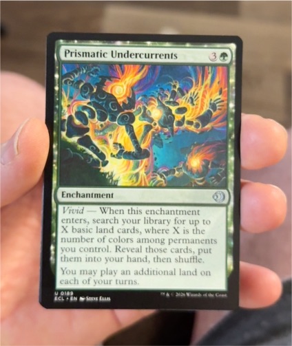 2022 Magic: The Gathering #189 Prismatic Undercurrents — front