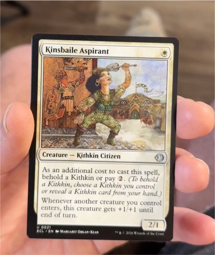 2020 Magic: The Gathering #0031 Kinsbaile Aspirant — front