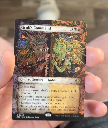2020 Magic: The Gathering #0340 Grub's Command — front