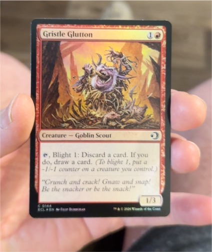 2006 Magic: The Gathering #0144 Gristle Glutton — front