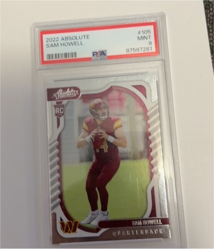 2022 Panini Absolute #105 Sam Howell — front